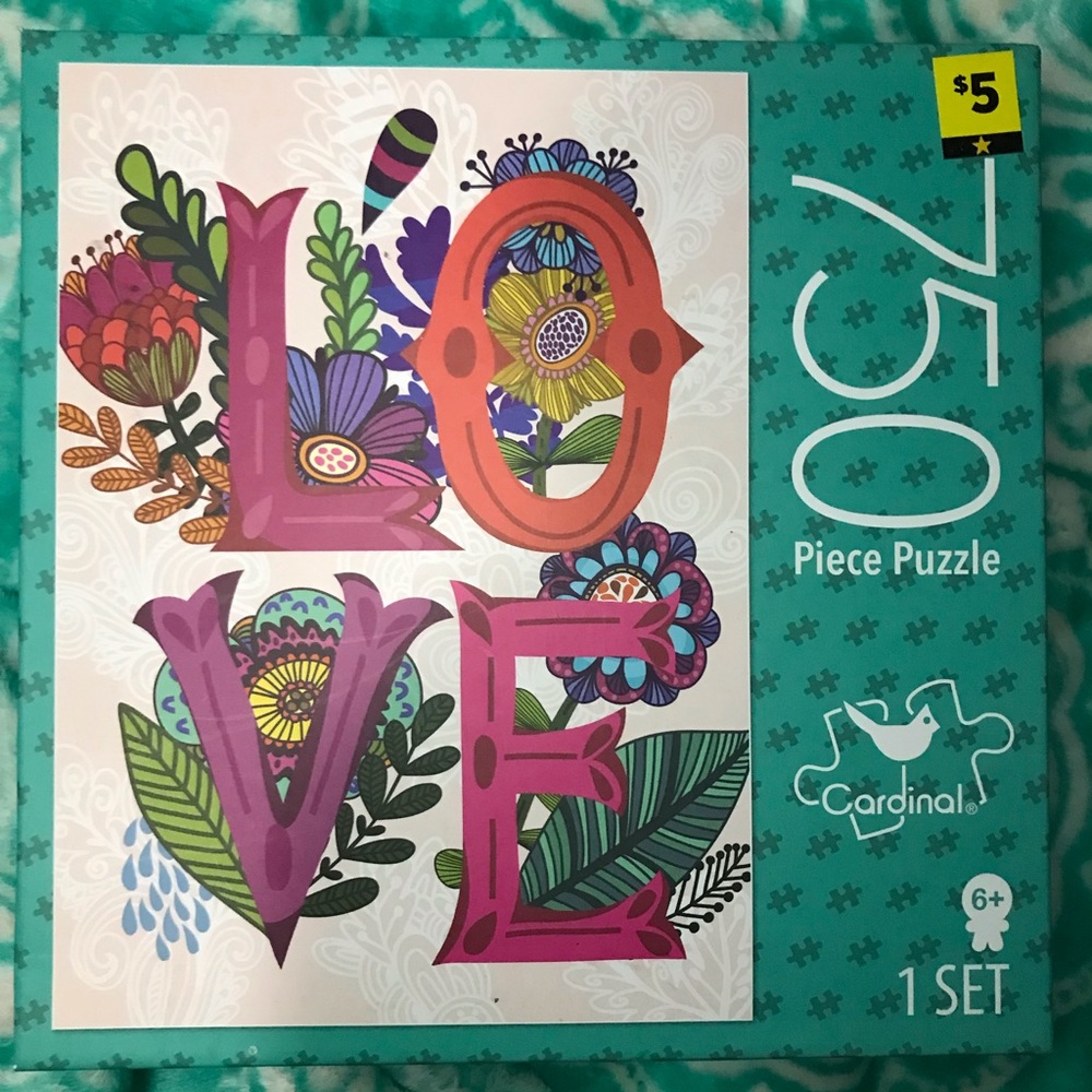 750 piece LOVE puzzle